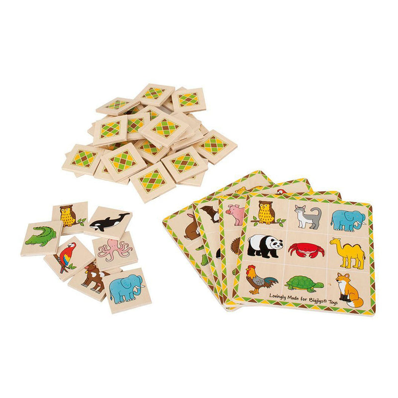 Load image into Gallery viewer, Bigjigs houten dieren lotto