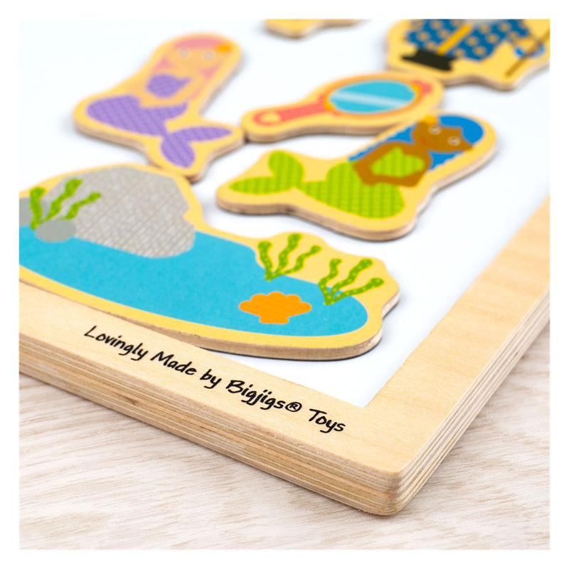 Load image into Gallery viewer, Bigjigs Magnetisch Bord met Houten Rand