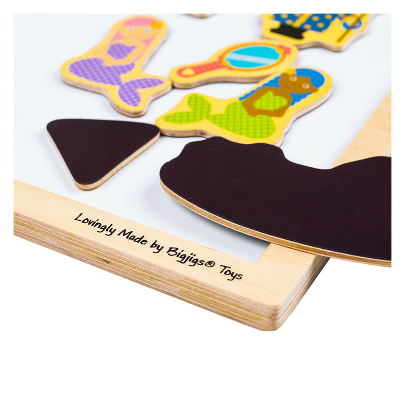 Load image into Gallery viewer, Bigjigs Magnetisch Bord met Houten Rand