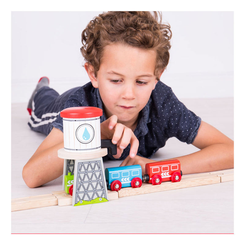 Load image into Gallery viewer, Bigjigs houten rails watertoren