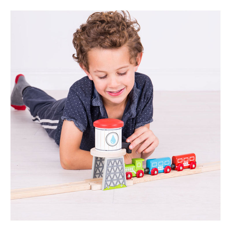 Load image into Gallery viewer, Bigjigs houten rails watertoren