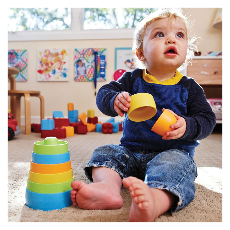 Afbeelding laden in galerijviewer, Green toys mijn eerste stapelaar bekers