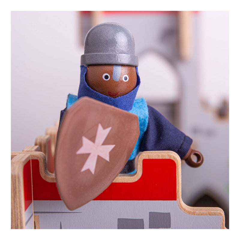 ギャラリービューアに画像をロードする, Bigjigs poppenhuispoppetjes - middeleeuwse ridders