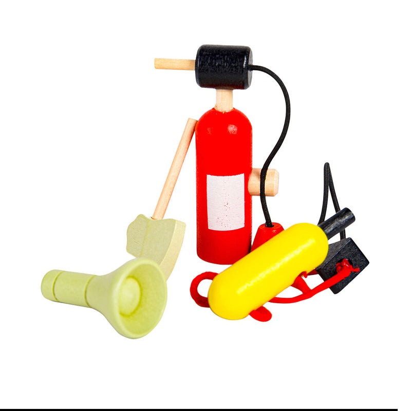 Load image into Gallery viewer, Tidlo Houten Poppenhuis Poppen Brandweermannen, 4st.