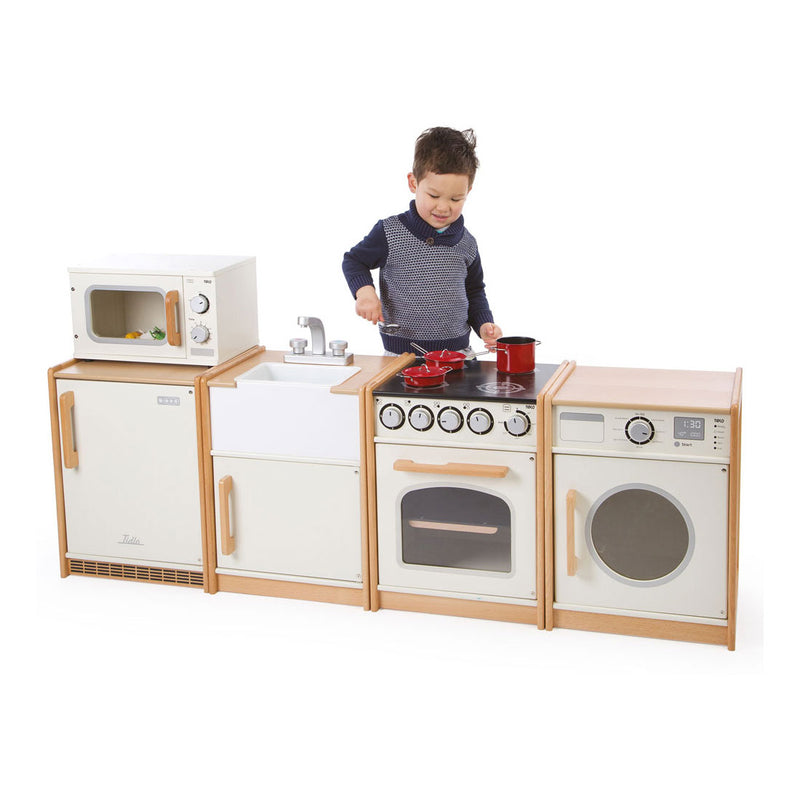 Afbeelding laden in galerijviewer, Tidlo educatief houten speelgoed wasmachine