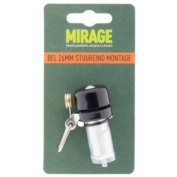 Load image into Gallery viewer, Mirage racebel 26mm stuureind 14,5-20mm staal zwart