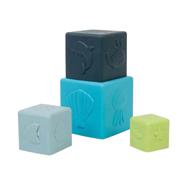 Load image into Gallery viewer, Bigjigs stapelblokken, 4st.