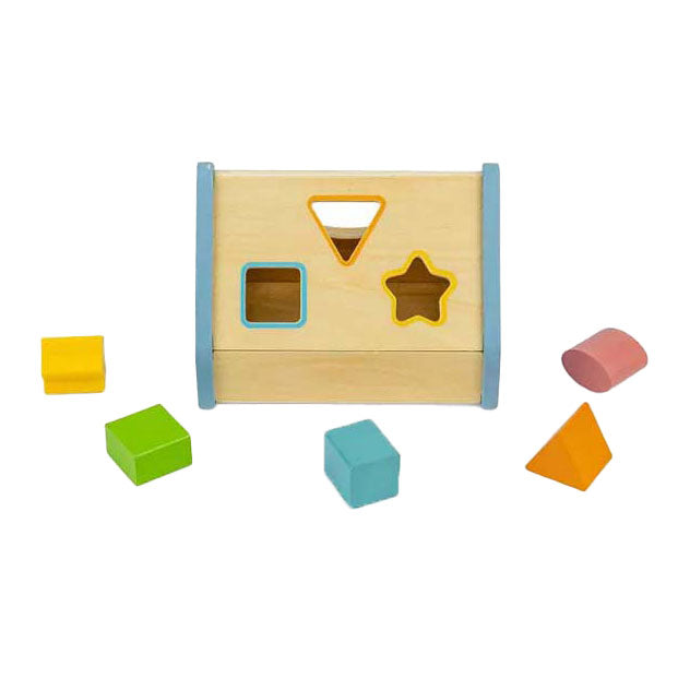 Load image into Gallery viewer, Bigjigs vormenstoof-huisje, 5dlg.