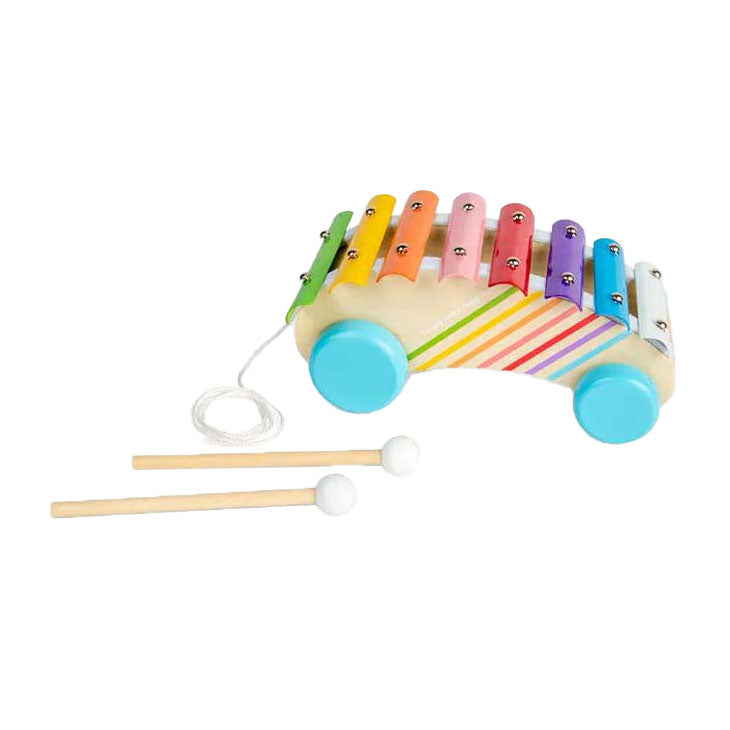 Load image into Gallery viewer, Bigjigs houten trekfiguur xylofoon