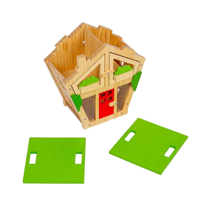 Load image into Gallery viewer, Bigjigs houten insectenhuisje, 7dlg.
