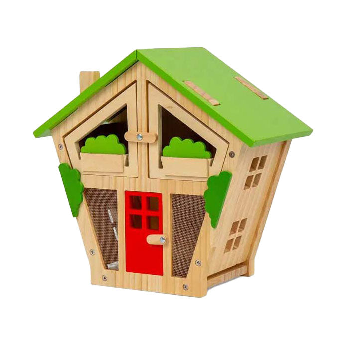 Load image into Gallery viewer, Bigjigs houten insectenhuisje, 7dlg.