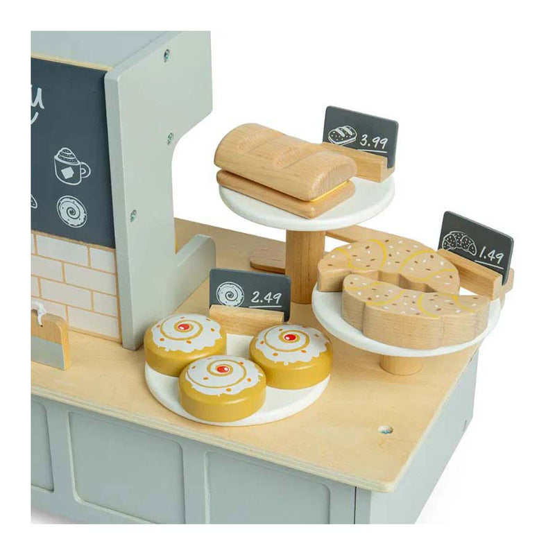 Load image into Gallery viewer, Bigjigs houten koffiecorner speelset, 32dlg.