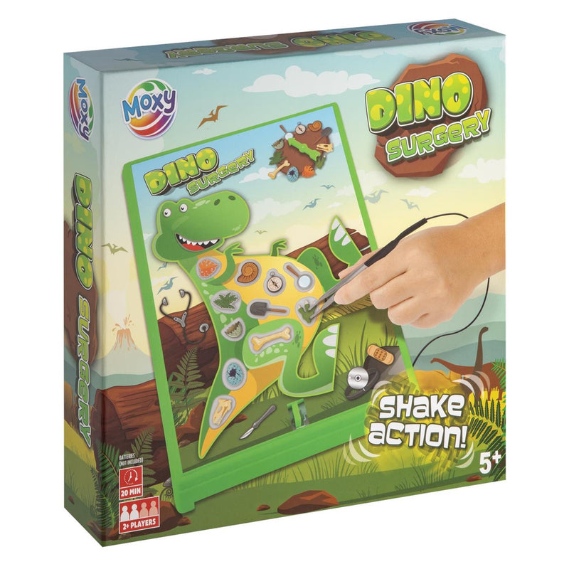 Afbeelding laden in galerijviewer, Moxy dino surgery bordspel 24,5x17,5cm