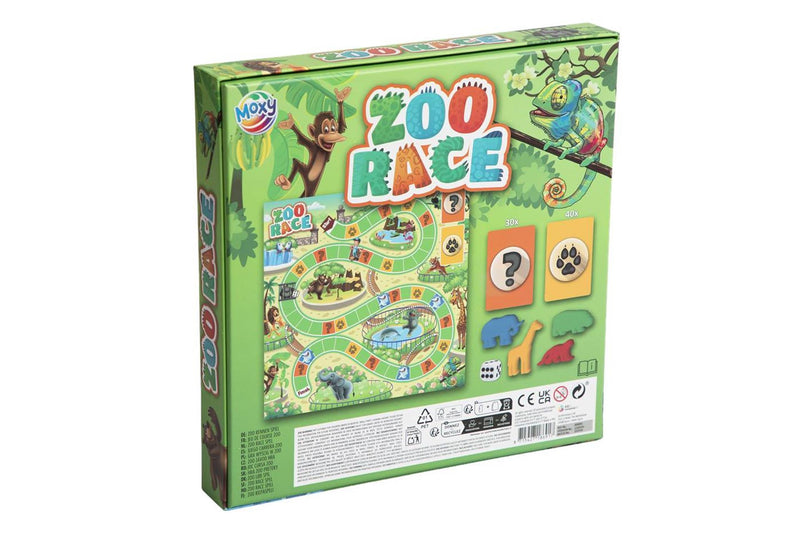Afbeelding laden in galerijviewer, Moxy bordspel zoo race 24x25x4cm