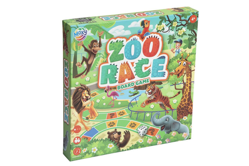 Afbeelding laden in galerijviewer, Moxy bordspel zoo race 24x25x4cm