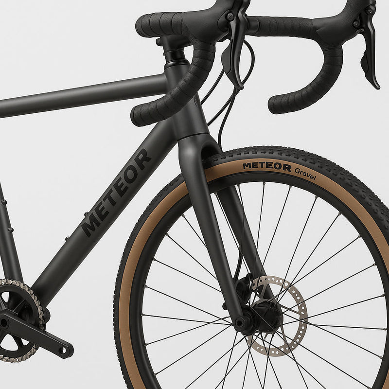 Load image into Gallery viewer, Edge buitenband meteor gravel 28 x 1.60'' 42-622 - zwart met bruin