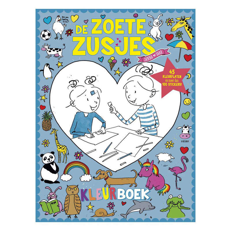 Load image into Gallery viewer, Centraal boekhuis de zoete zusjes kleurboek