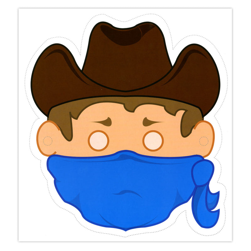 Load image into Gallery viewer, Centraal boekhuis maskers: cowboys en indianen