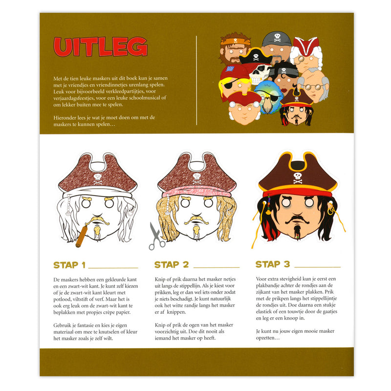 Load image into Gallery viewer, Centraal boekhuis maskers: piraten en zeelui
