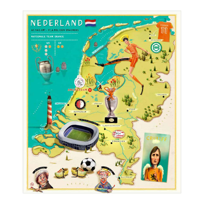 Afbeelding laden in galerijviewer, Centraal boekhuis wereld voetbal atlas