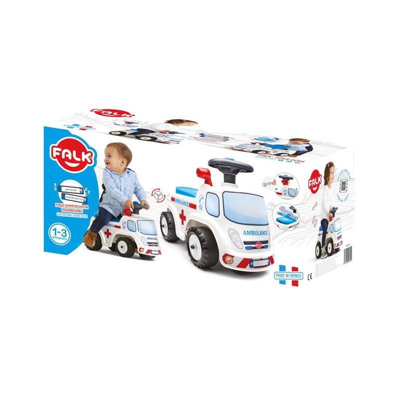 Load image into Gallery viewer, Falk loopwagen ambulance 1+
