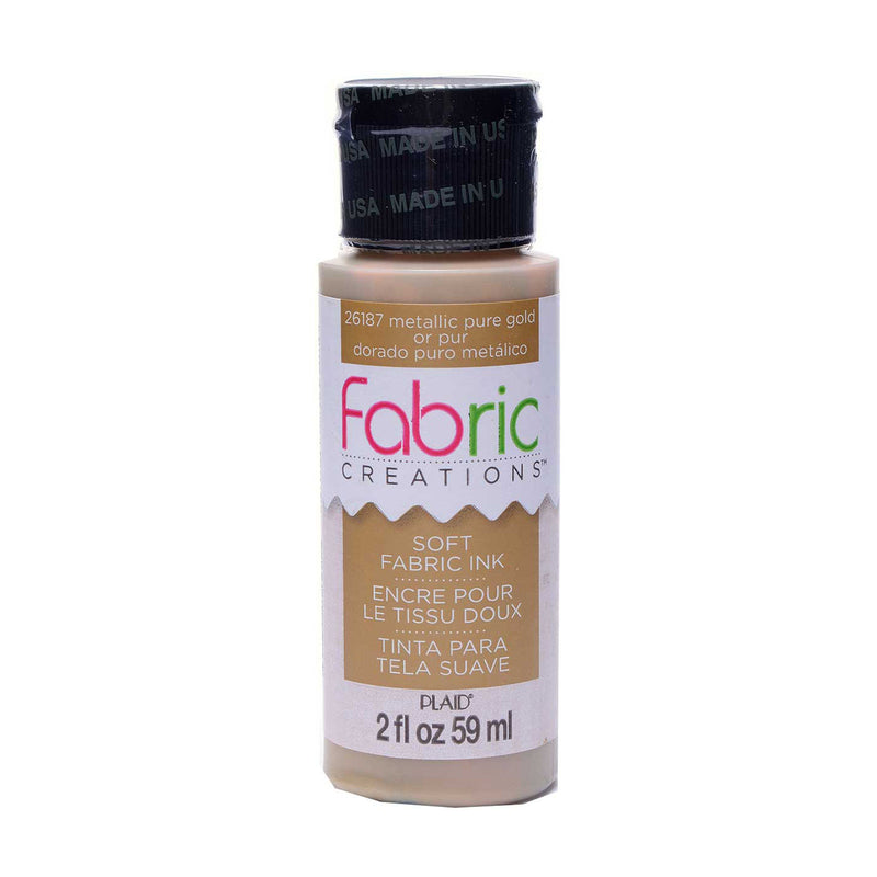 Load image into Gallery viewer, Fabric creations • soft fabric inkt 59ml metallic gold