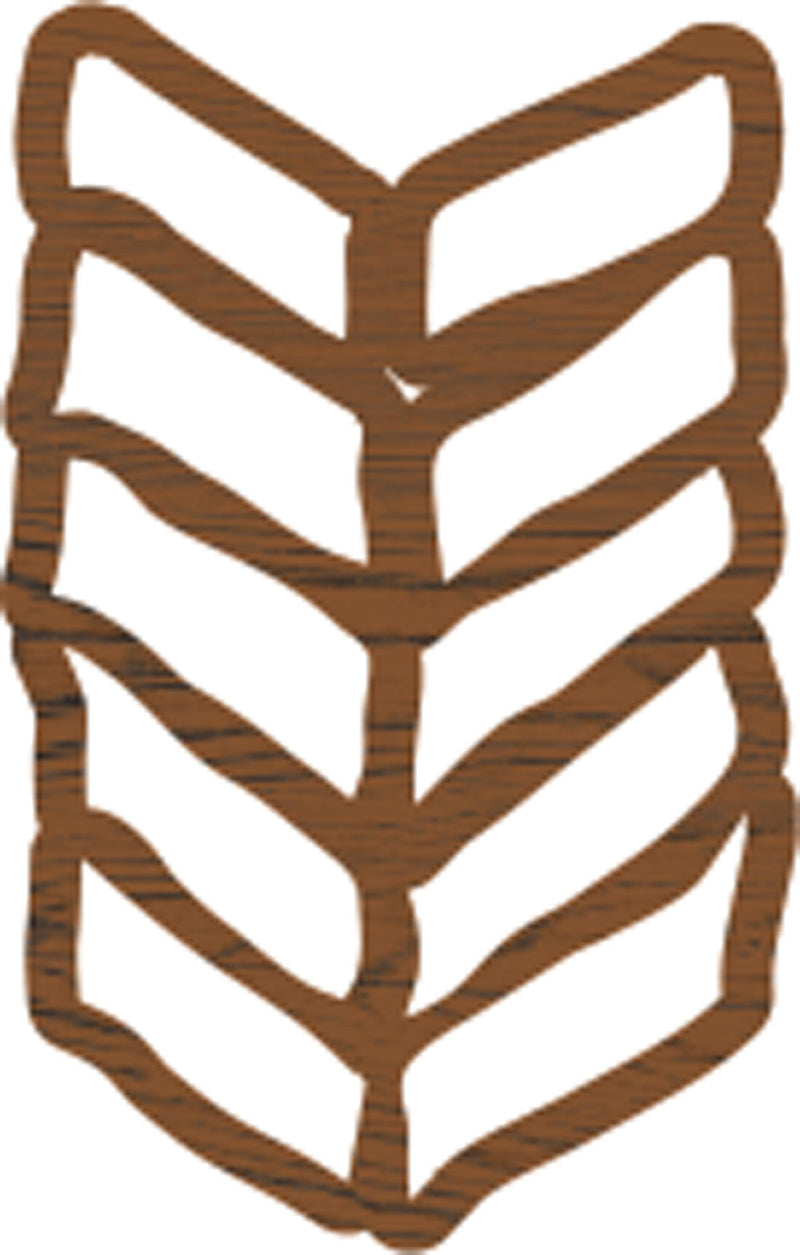 Load image into Gallery viewer, Fabric creations • block printing small 3,8x2,5cm chevron