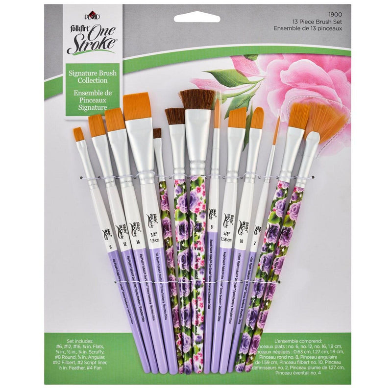 Load image into Gallery viewer, Folkart • one stroke brush sets signature 13x