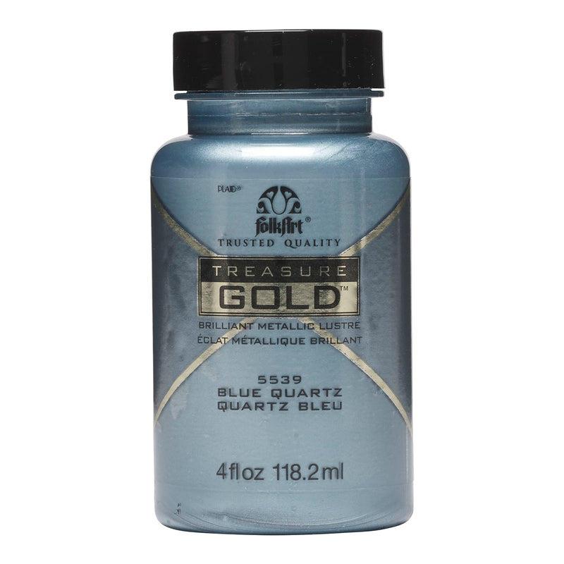 Load image into Gallery viewer, Folkart • treasure gold 118ml blue quartz
