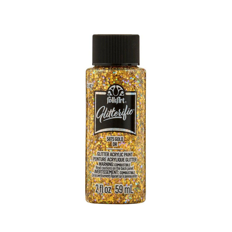 Load image into Gallery viewer, Folkart • glitterific colors gold 59ml