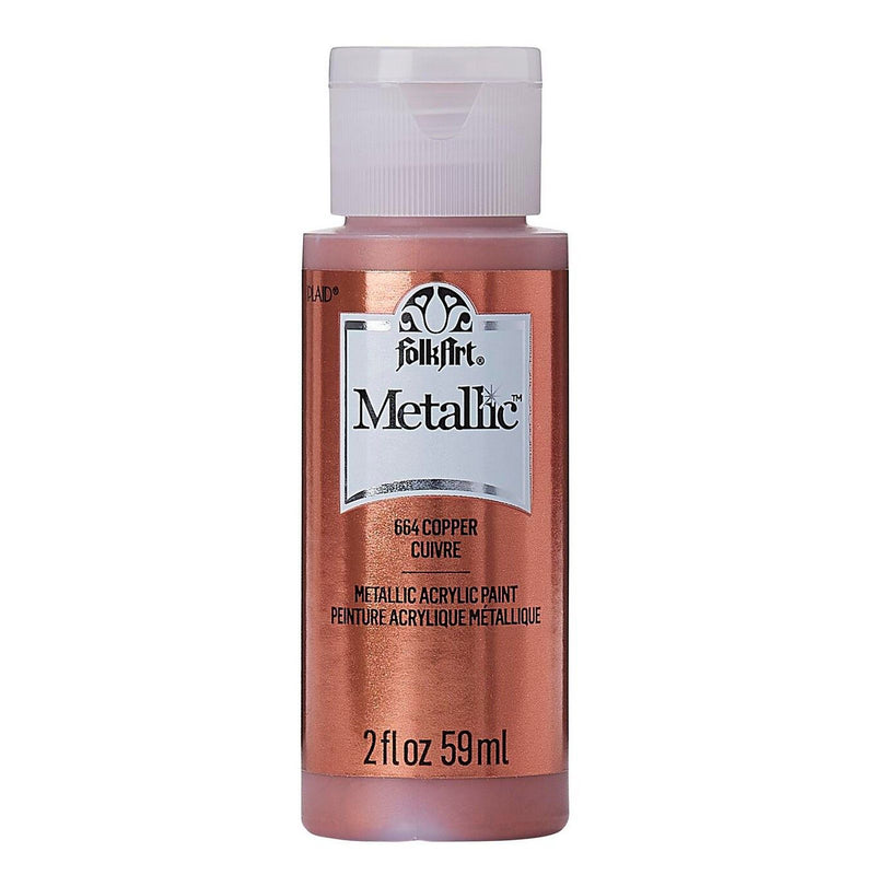 Load image into Gallery viewer, Folkart • metallic acrylic paint copper 59ml