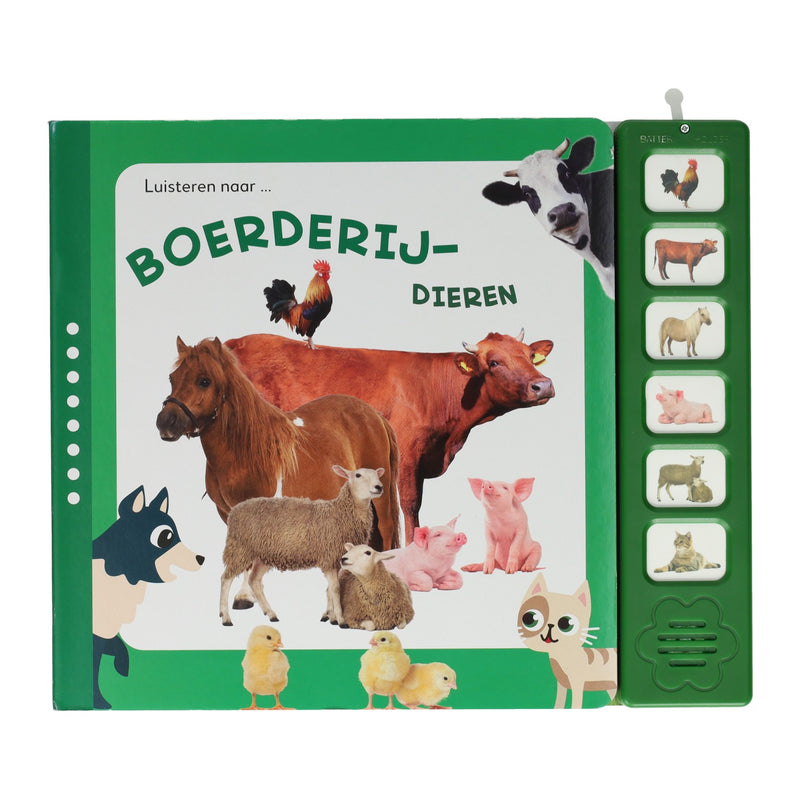Afbeelding laden in galerijviewer, Mondikaarten luisteren naar boerderijdieren geluidenboek
