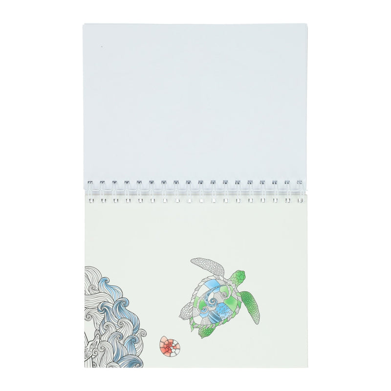 Load image into Gallery viewer, Mondikaarten magische oceaan kleuren en ontspannen - kleurboek