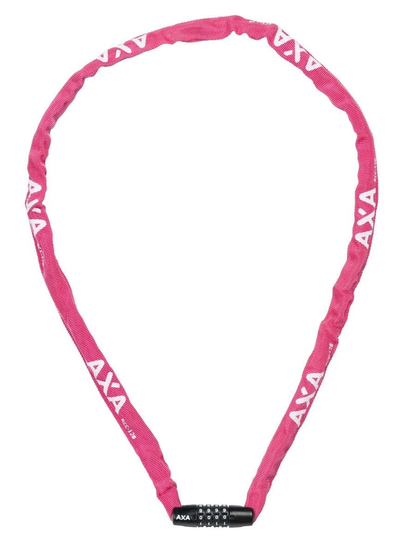 Afbeelding laden in galerijviewer, Axa kettingslot rigid rcc code 120x3,5 met polyester hoes - roze