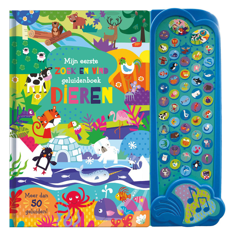 Load image into Gallery viewer, Rebo publishers geluidenboek dieren - zoek en vind