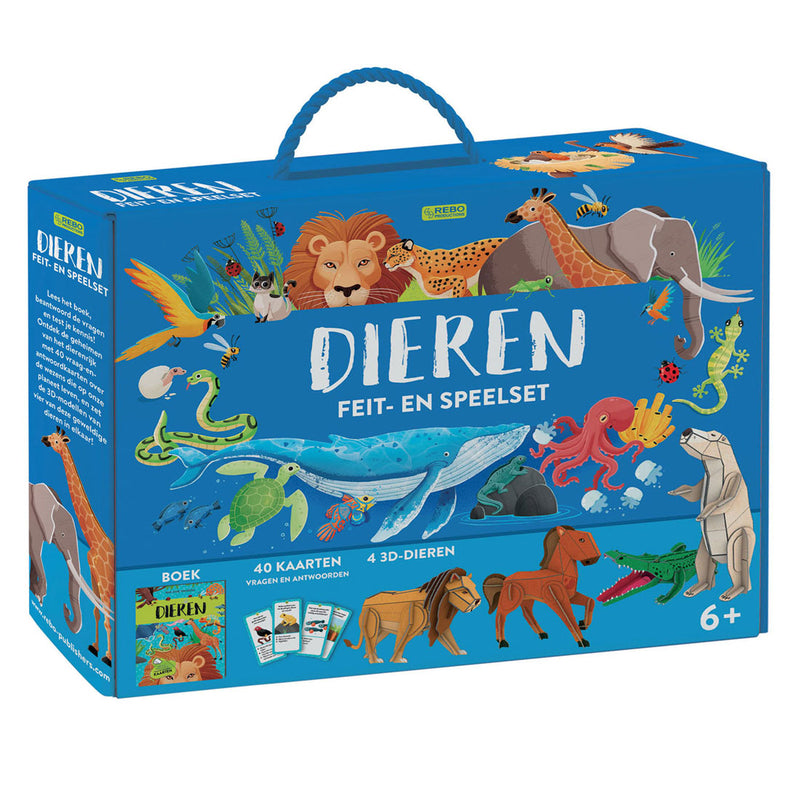 Load image into Gallery viewer, Rebo publishers dieren - feit- en speelset