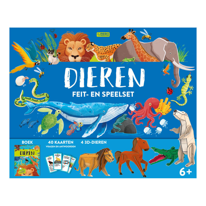 Afbeelding laden in galerijviewer, Rebo dieren - feit- en speelset
