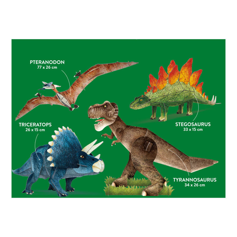 Load image into Gallery viewer, Rebo publishers dinosauriers - feit- en speelset