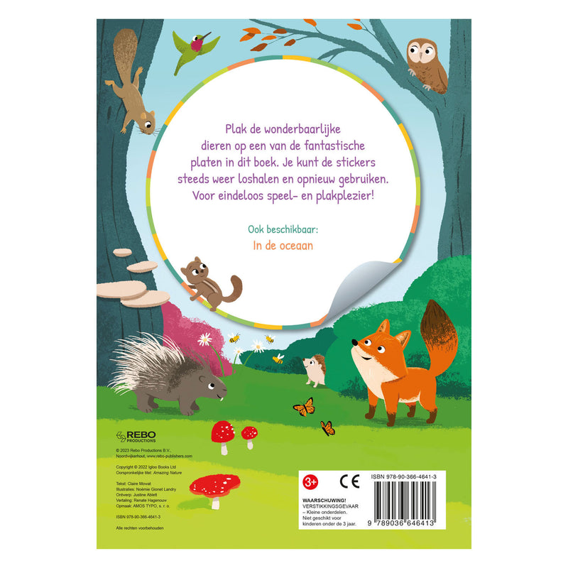Load image into Gallery viewer, Rebo publishers in de natuur - superstickers