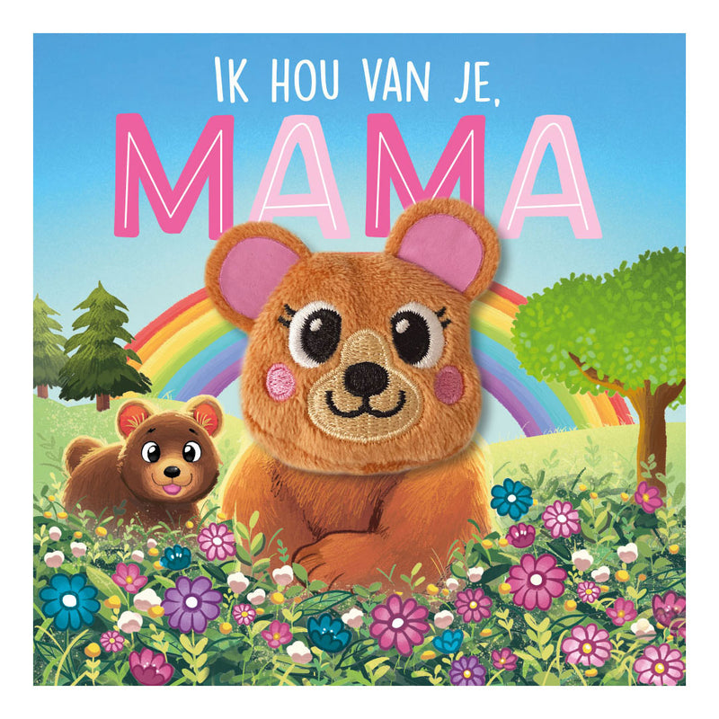 Load image into Gallery viewer, Rebo publishers ik hou van je, mama - vingerpopboek