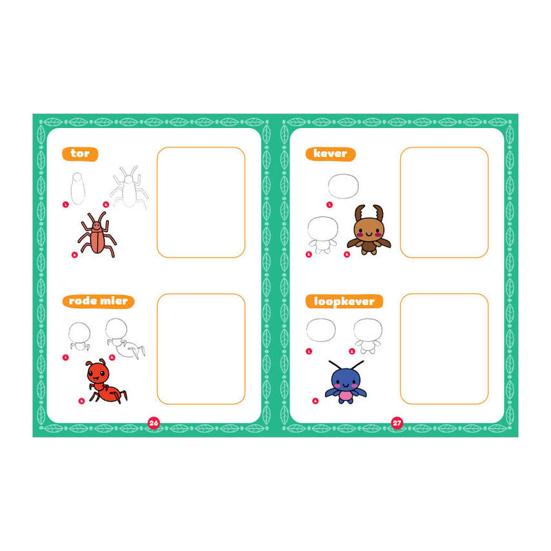 Afbeelding laden in galerijviewer, Rebo publishers kawaii tekenen - insecten