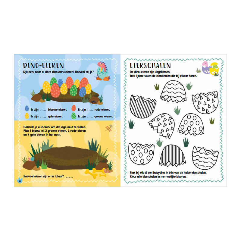 Afbeelding laden in galerijviewer, Rebo publishers doeboek dino's - 1000 stickers