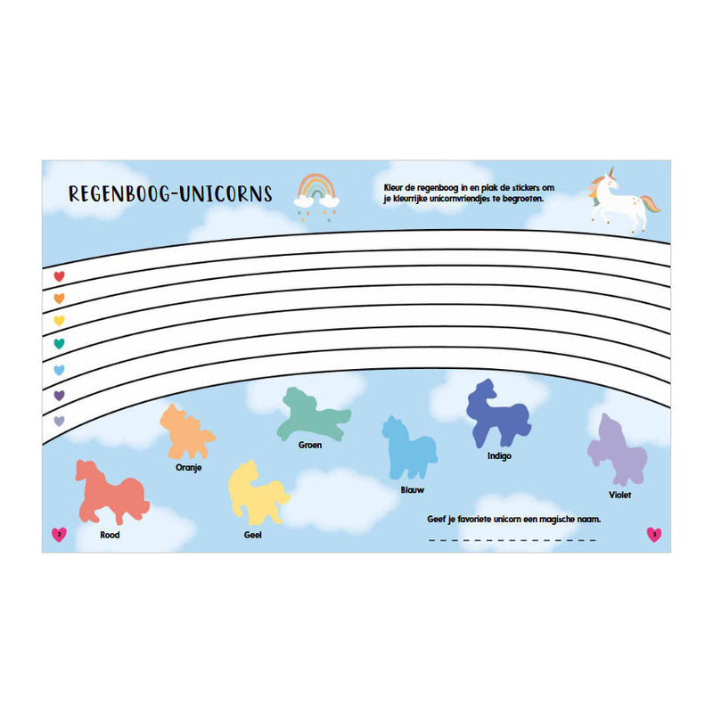 Afbeelding laden in galerijviewer, Rebo publishers doeboek unicorns - 1000 stickers
