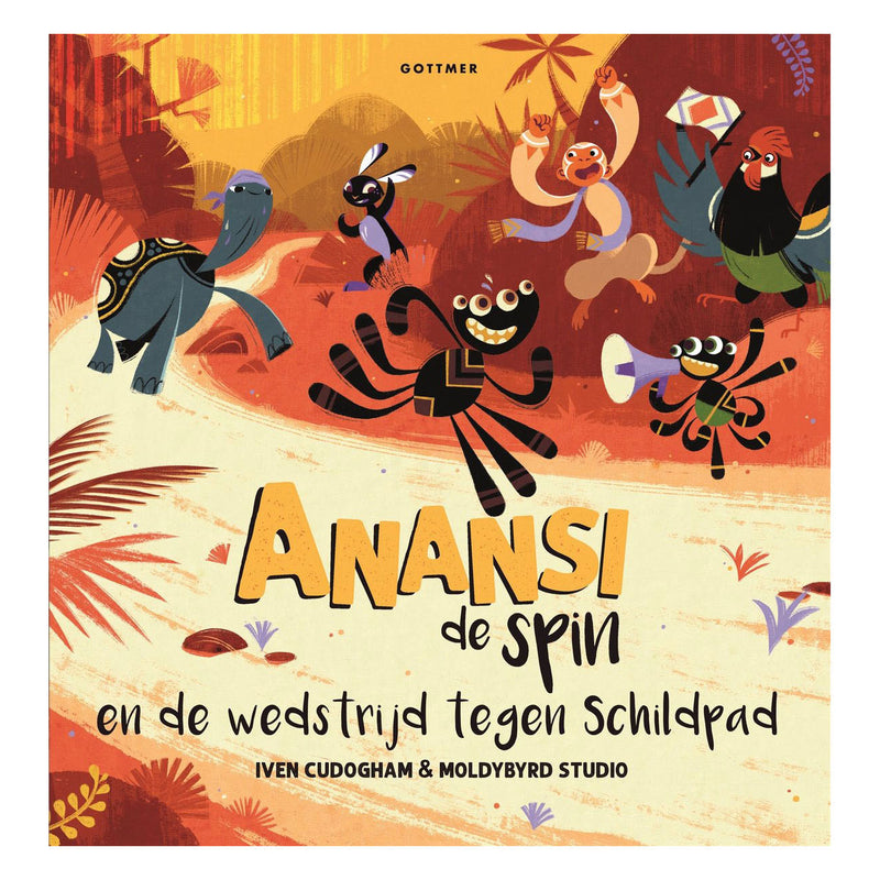 Afbeelding laden in galerijviewer, Gottmer uitgevers groep anansi de spin en de wedstrijd tegen schildpad