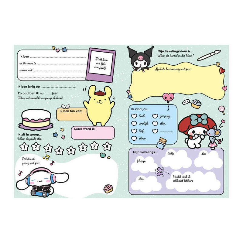 ギャラリービューアに画像をロードする, Hello kitty cinnamoroll vriendjes - vriendenboekje