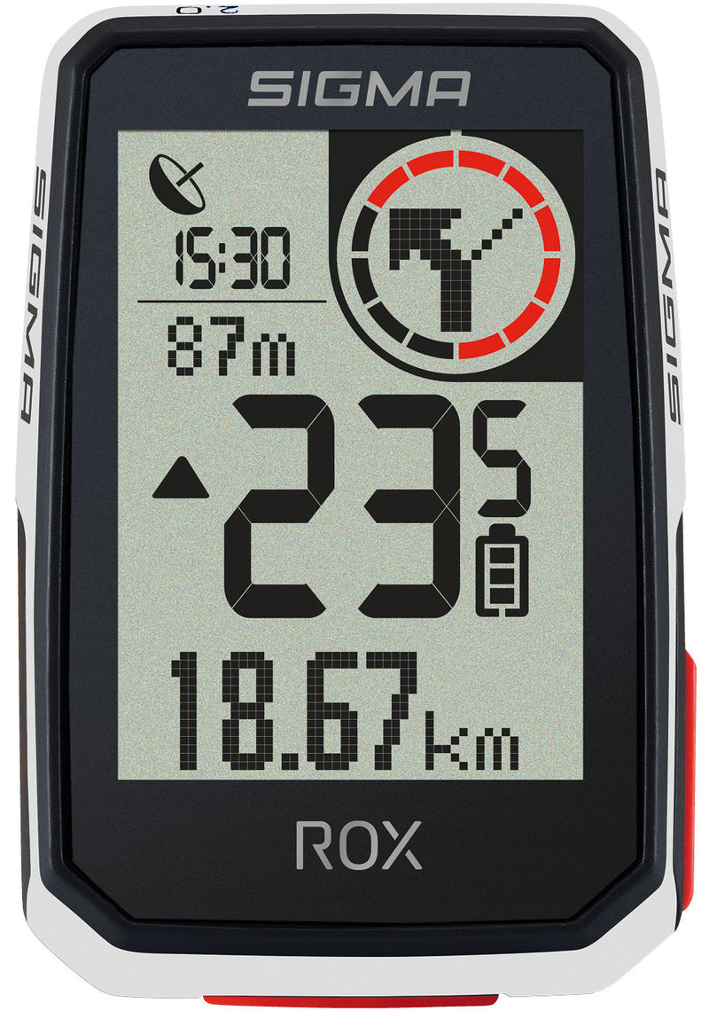 Load image into Gallery viewer, Sigma rox 2.0 gps zw wit overclamp stuurhouder + usb-c oplaadkabel