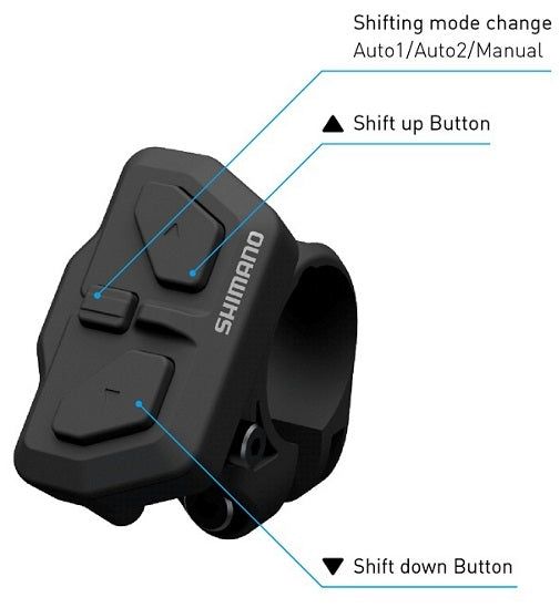 Load image into Gallery viewer, Shimano schakeleenheid (rechts) steps di2 sw-en600-r - 22,2 mm klemming