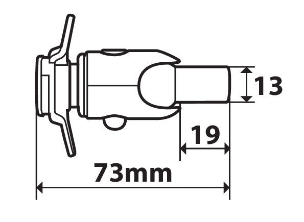 Cargue la imagen en el visor de la galería, Lampa Opti-Screw DuoLock M8 boutmontage