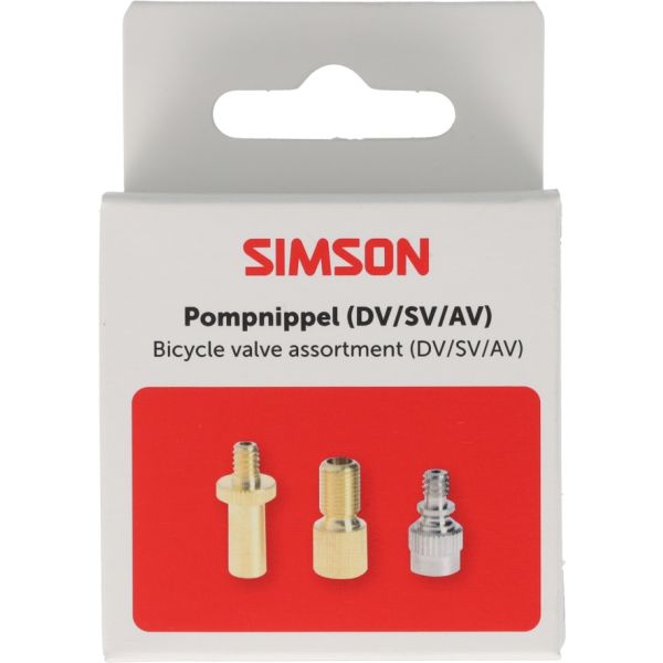 Afbeelding laden in galerijviewer, Simson pompnippel assortiment 3-delig