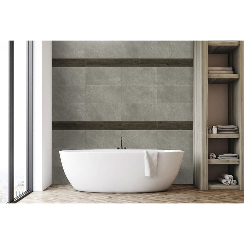 Load image into Gallery viewer, Grosfillex Grosfillex 15 st Wandtegels Gx Wall+ 15x90 cm bruin eikenkleur